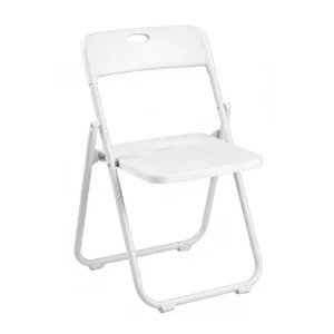 Alquiler de silla plegable blanca para eventos en Madrid