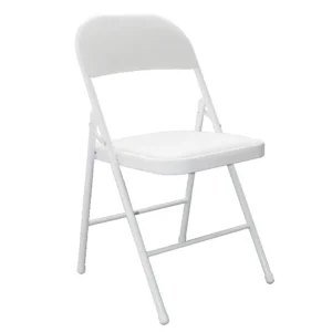 Alquiler de silla premium acolchada blanca para bodas